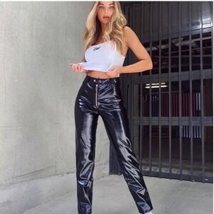 I. AM. GIA Nikole Faux Leather Pants M